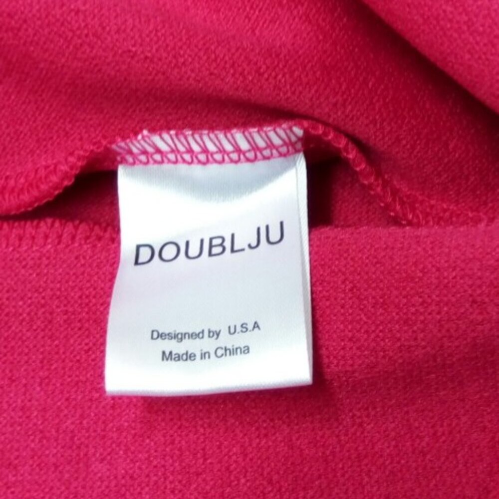 DOUBLJU Draped Rose Blazer 2X,  NWOT - Picture 3 of 3